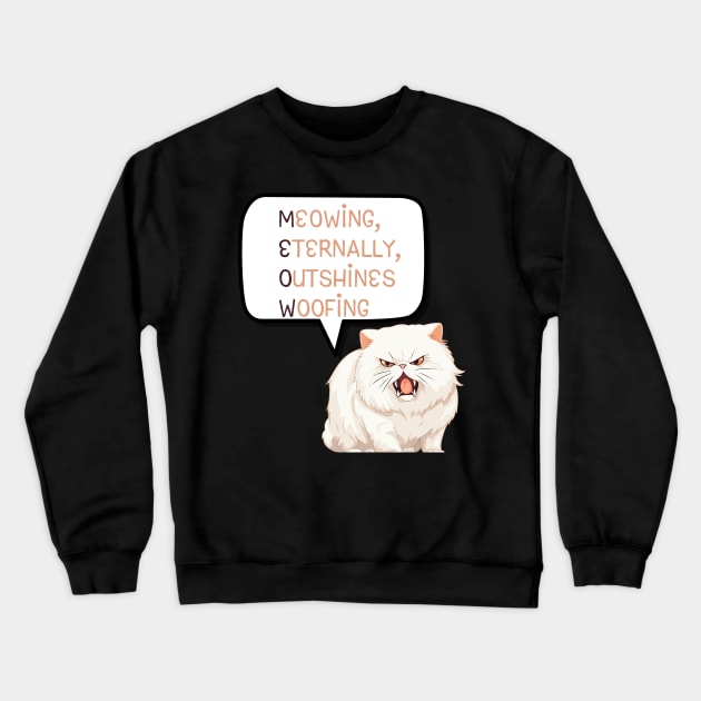 ALPHA CAT Crewneck Sweatshirt by MERCH4MOMS